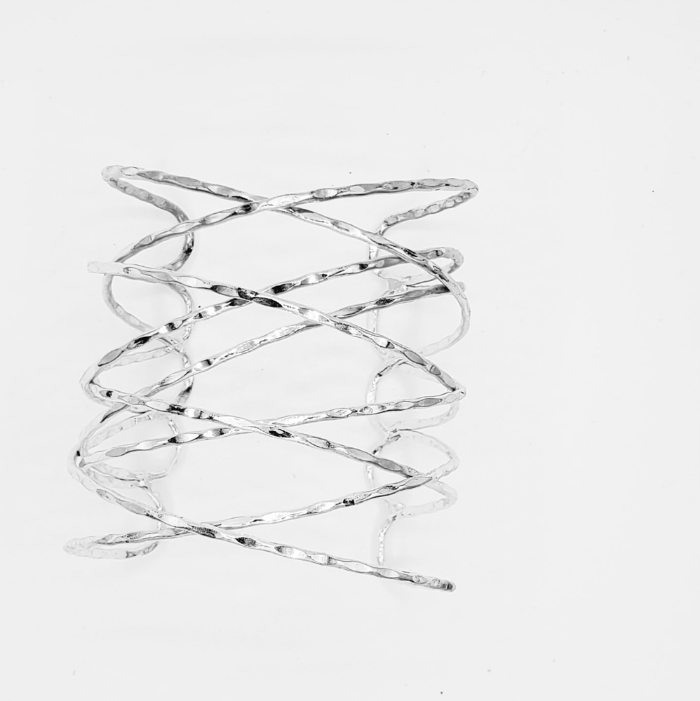 Women's Fashion Silvertone Bracelet